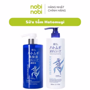 (Chính Hãng) Sữa Tắm Reihaku Hatomugi Dưỡng Ẩm Và Làm Sáng Mịn Loại 600Ml Và 800Ml