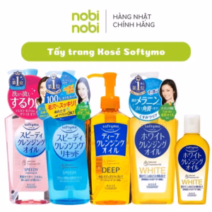 (Chính Hãng) Dầu Tẩy Trang Kose Softymo Làm Sạch Sâu Và Dưỡng Trắng Mịn