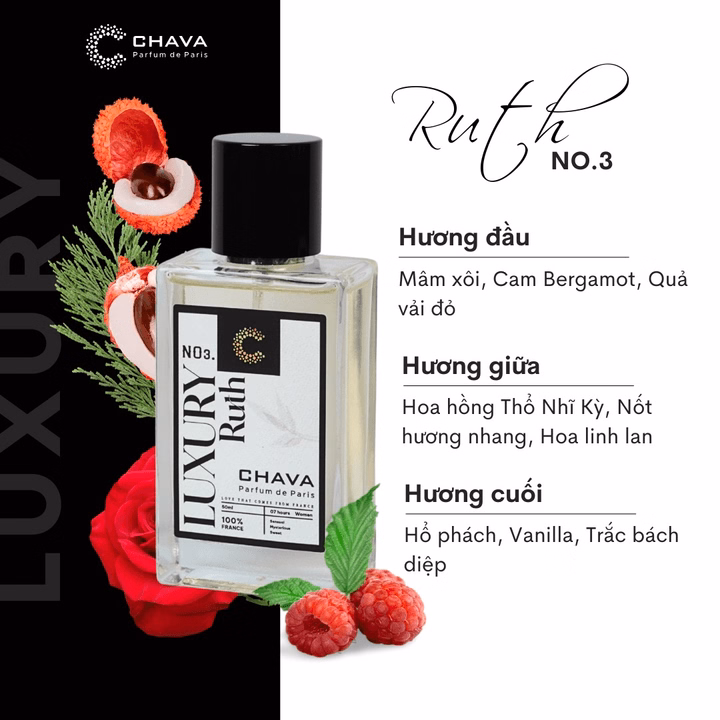 Luxury Ruth No.3 50Ml - Chava - Ảnh 2