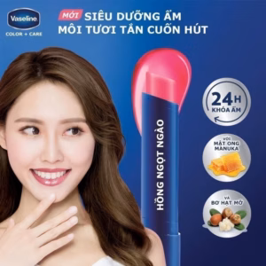 Son Dưỡng Môi Có Màu Vaseline Colour+Care Kissing Red 3G -Gdn