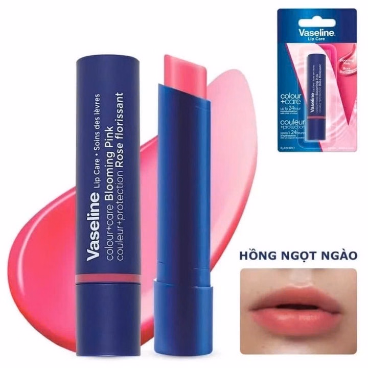 Son Dưỡng Môi Có Màu Vaseline Colour+Care Kissing Red 3G -Gdn - Ảnh 3