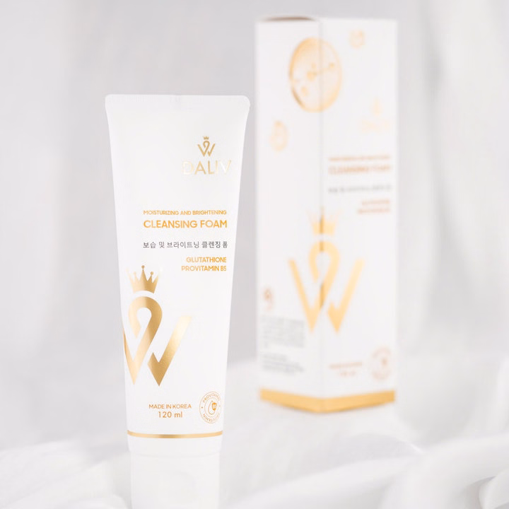 Một Hộp Sữa Rửa Mặt Dưỡng Ẩm, Làm Sáng Da 120Ml Daliv - Ảnh 4