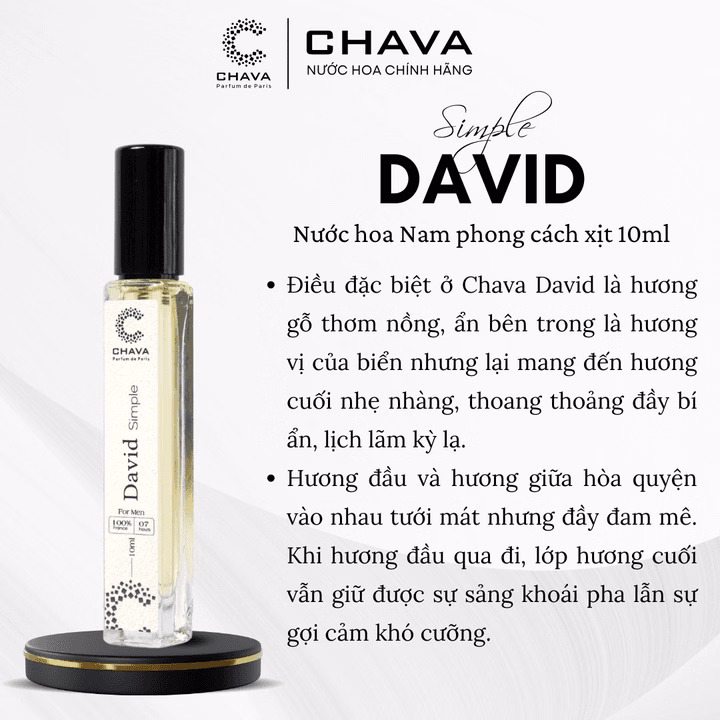 Simple David 10Ml - Chava - Ảnh 3