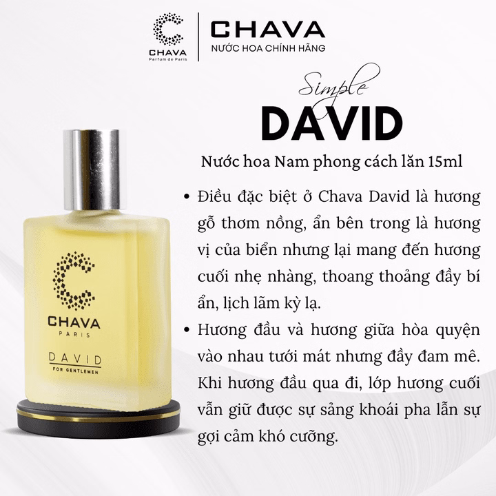 Simple David 15Ml - Chava - Ảnh 3