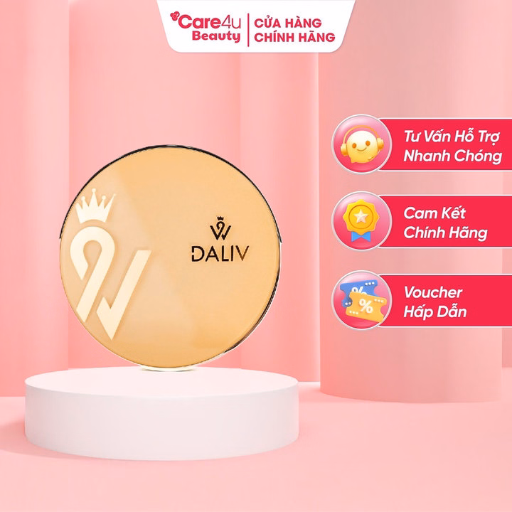Hộp Phấn Phủ Siêu Mịn Kiềm Dầu 20G Daliv