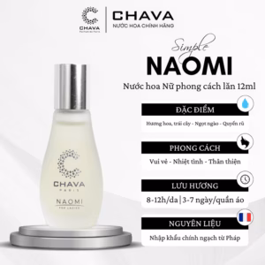 Nước Hoa Nữ Mini Simple Naomi 12Ml Phong Cách Lăn - Chava
