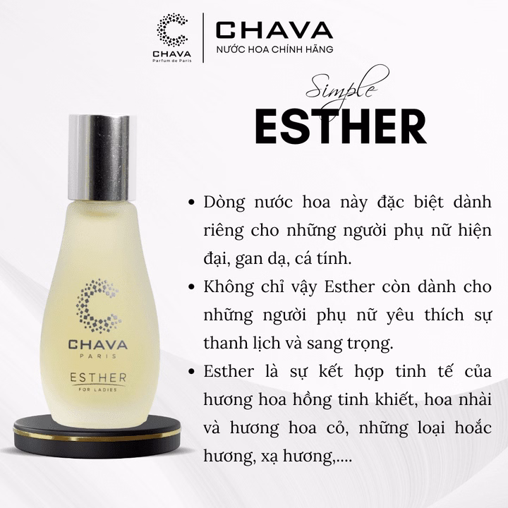Nước Hoa Nữ Mini Simple Esther 12Ml Phong Cách Lăn - Chava - Ảnh 3