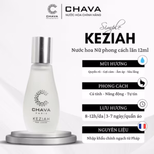 Nước Hoa Nữ Mini Simple Keziah 12Ml Phong Cách Lăn - Chava