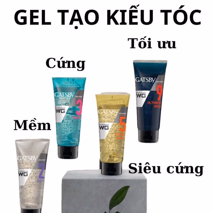 Gel Vuốt Tóc Gatsby Water Gloss Gel Giúp Cứng Tóc, Dễ Dàng Tạo Kiểu 170G -Gdn