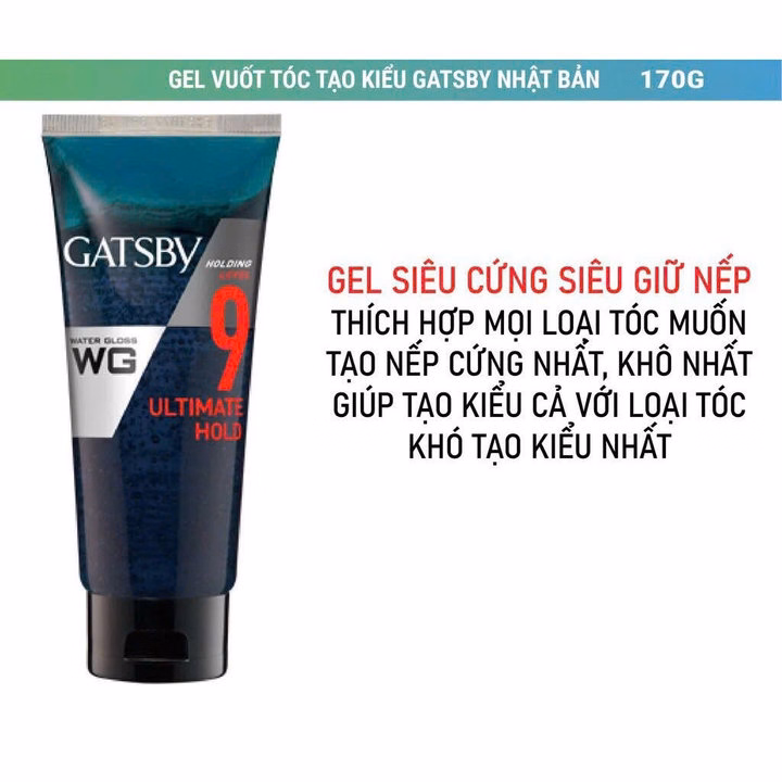 Gel Vuốt Tóc Gatsby Water Gloss Gel Giúp Cứng Tóc, Dễ Dàng Tạo Kiểu 170G -Gdn - Ảnh 4