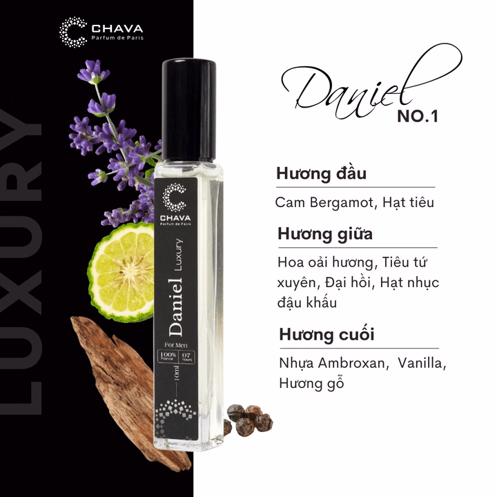 Luxury Daniel No.1 10Ml - Chava - Ảnh 2