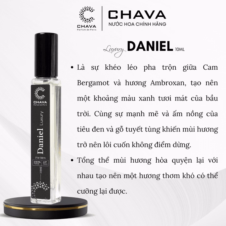 Luxury Daniel No.1 10Ml - Chava - Ảnh 3