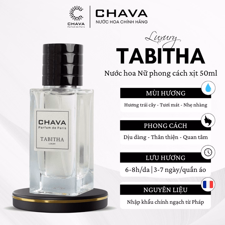 Nước Hoa Nữ Luxury Tabitha 50Ml Phong Cách Xịt - Chava