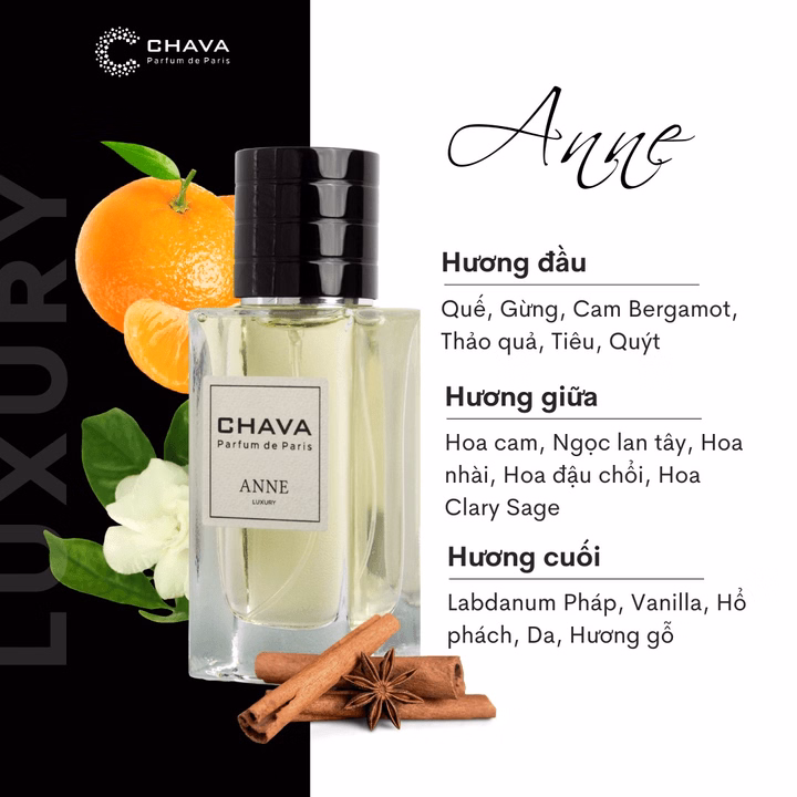 Nước Hoa Luxury Anne 50Ml - Chava - Ảnh 2