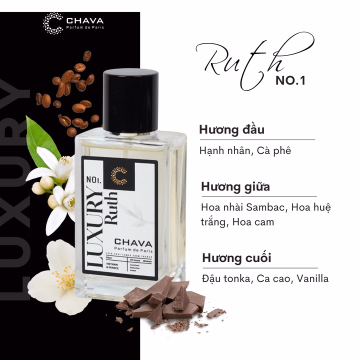Luxury Ruth No.1 50Ml - Chava - Ảnh 2