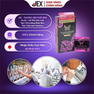 Bao Cao Su Jex Glamourous Butterfly Hot 500 Hộp 6 Bao