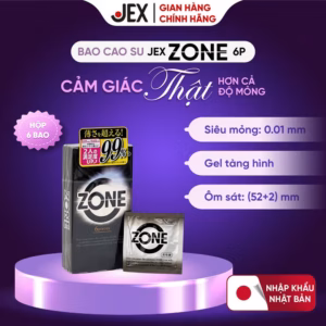 Bao Cao Su Jex- Zone 6P Hộp 6 Bao