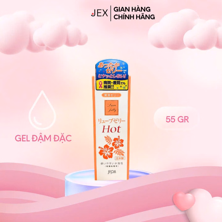 Luve Jelly Hot - Gel Bôi Trơn Tuýp 55G