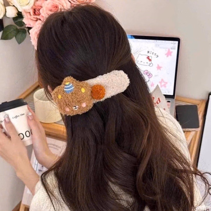 Kẹp Tóc Gấu Bông Siêu Cute Hit Hot - Ảnh 6