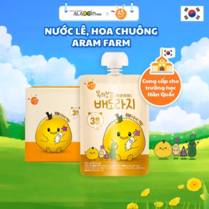 Nước Ép Lê Rễ Hoa Chuông Đen Hữu Cơ Cho Bé 1 Tuổi Aram Farm Giúp Tăng Đề Kháng Hô Hấp, Bổ Sung Vitamin, Không Đườngnước Ép Lê Rễ Hoa Chuông Đen Hữu Cơ Cho Bé 1 Tuổi Aram Farm Giúp Tăng Đề Kháng Hô Hấp, Bổ Sung Vitamin, Không Đường