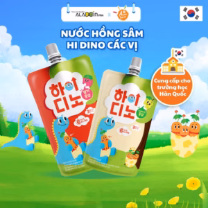 Nước Hồng Sâm Hi Dino Cho Bé 1 Tuổi Aram Farm, Sử Dụng Hồng Sâm 6 Năm Tuổi Giúp Bé Bổ Sung Đề Kháng, Không Chất Bảo Quản