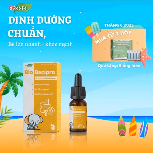 Men Vi Sinh Nhỏ Giọt Bio Bacipro Cho Bé Từ 0 Tháng Tuổi