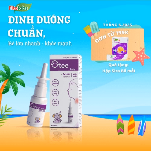 Xịt Họng Otee Baby Cho Bé Từ 0 Tháng Tuổi - Chống Viêm Họng, Viêm Amidan, Ho Có Đờm