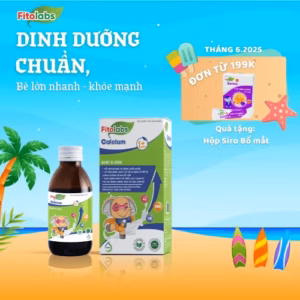 Canxi Hữu Cơ Giúp Xương Răng Chắc Khoẻ Cho Bé Từ 1 Tuổi