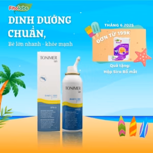 Xịt Mũi Nước Biển Đẳng Trương Tonimer Lab Baby Spray