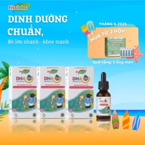 [Combo 3] Dha Nhỏ Giọt Thông Minh, Sáng Mắt - Fitolabs Dha-Epa With Vitamin A,E Lọ 20Ml