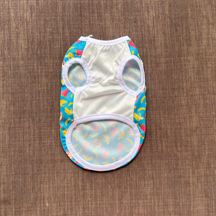 Áo Thun Ba Lỗ Monkey Thông Hơi Siêu Dễ Thương Từ 1-5Kg Dành Cho Thú Cưng Chó Mèo - Ảnh 6