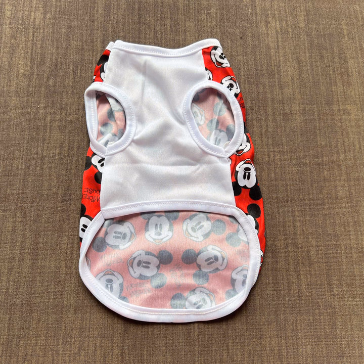 Áo Thun Ba Lỗ Mickey Thông Hơi Siêu Dễ Thương Từ 1-5Kg Dành Cho Thú Cưng Chó Mèo - Ảnh 8