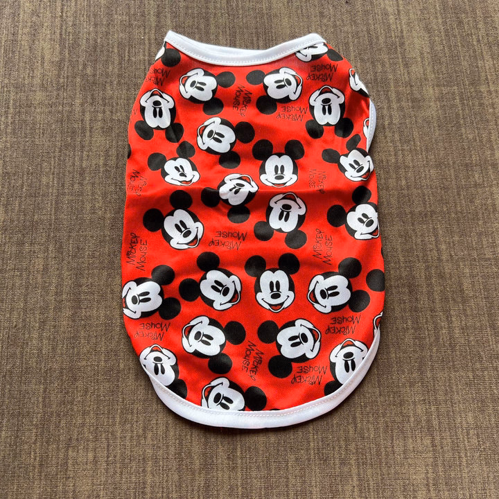 Áo Thun Ba Lỗ Mickey Thông Hơi Siêu Dễ Thương Từ 1-5Kg Dành Cho Thú Cưng Chó Mèo - Ảnh 5