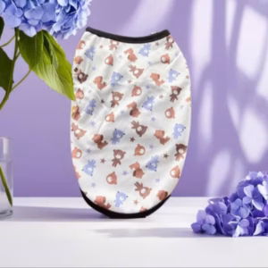 Áo Thun Ba Lỗ Gấu Cute Thông Hơi Siêu Dễ Thương Từ 1-5Kg Dành Cho Thú Cưng Chó Mèo