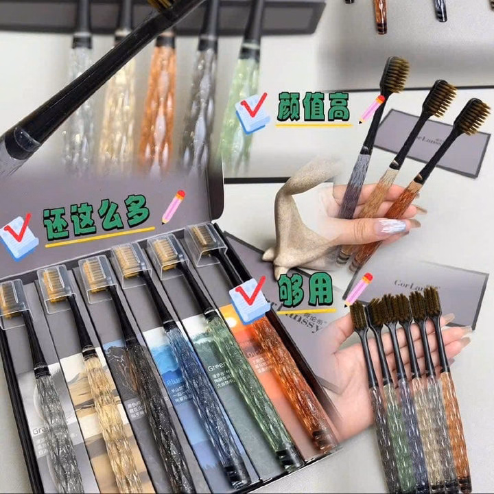 Set 6 Chiếc Bàn Chải Đ.Ánh Răng Adongfresh - Ảnh 7