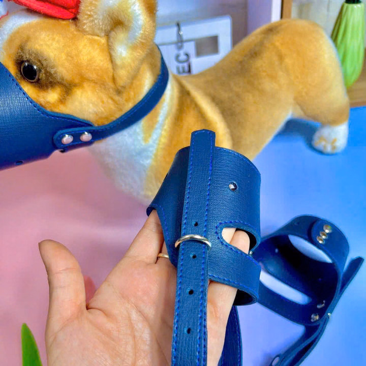 Rọ Mõm Da 2 Lớp Mềm Mại Dưới 35Kg Không Gây Đau Cho Chó - Ảnh 2