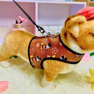 Yếm Dán Kèm Dây Dắt Siêu Sang Và Đẳng Cấp Dành Cho Chó