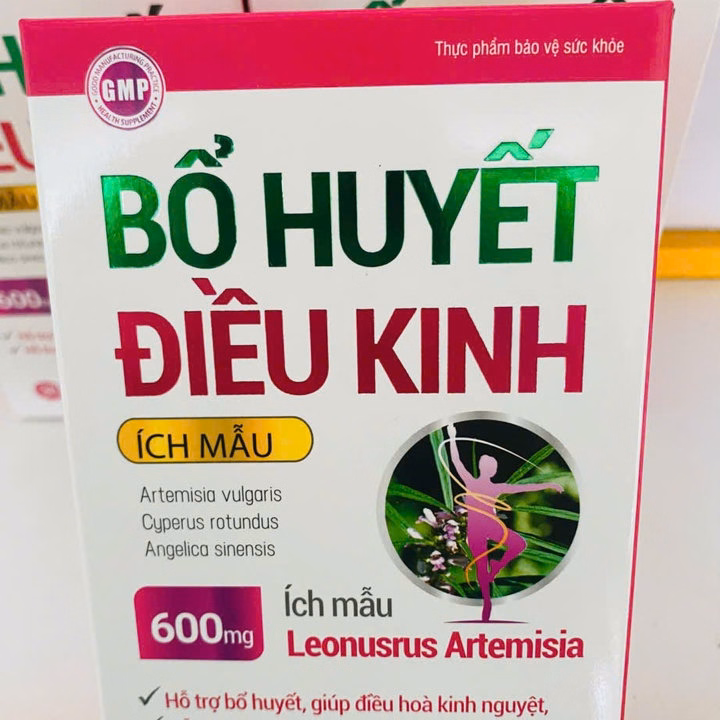 Bổ Huyết Điều Kinh Ích Mẫu Hộp 30 Viên- Tradiphar - Ảnh 3