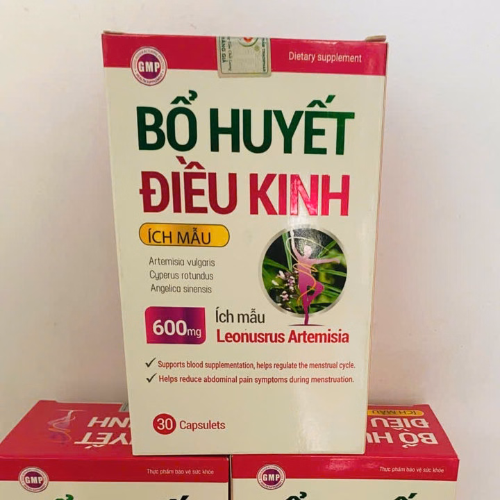 Bổ Huyết Điều Kinh Ích Mẫu Hộp 30 Viên- Tradiphar - Ảnh 2