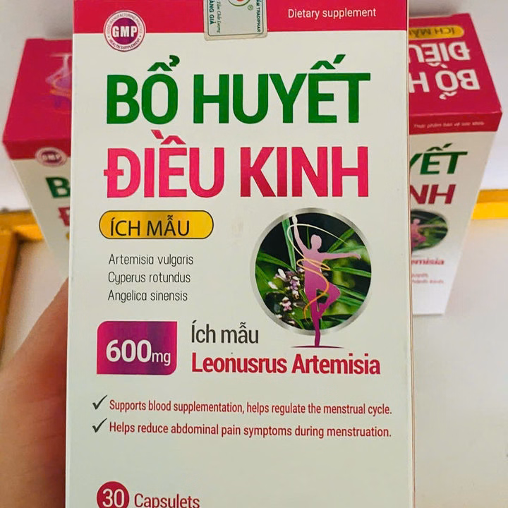 Bổ Huyết Điều Kinh Ích Mẫu Hộp 30 Viên- Tradiphar - Ảnh 4