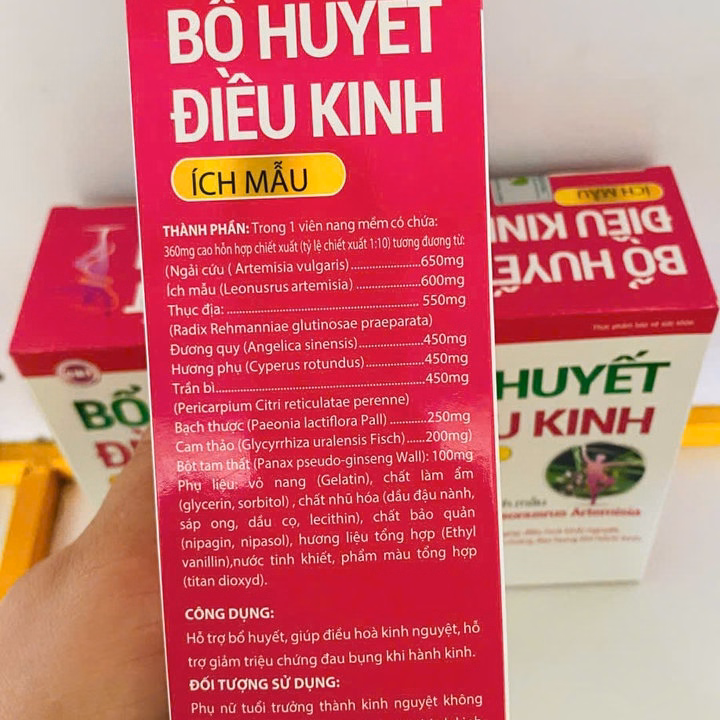 Bổ Huyết Điều Kinh Ích Mẫu Hộp 30 Viên- Tradiphar - Ảnh 7