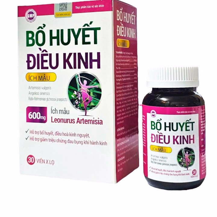 Bổ Huyết Điều Kinh Ích Mẫu Hộp 30 Viên- Tradiphar