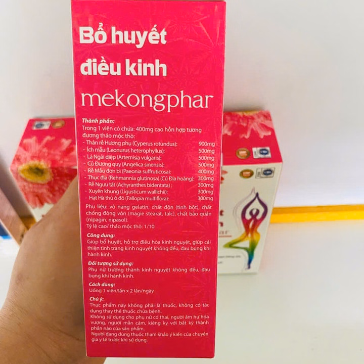 Bổ Huyết Điều Kinh Mekongphar Hộp 30 Viên - Mekong Viet Nam - Ảnh 5