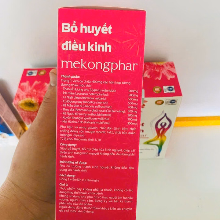 Bổ Huyết Điều Kinh Mekongphar Hộp 30 Viên - Mekong Viet Nam - Ảnh 4