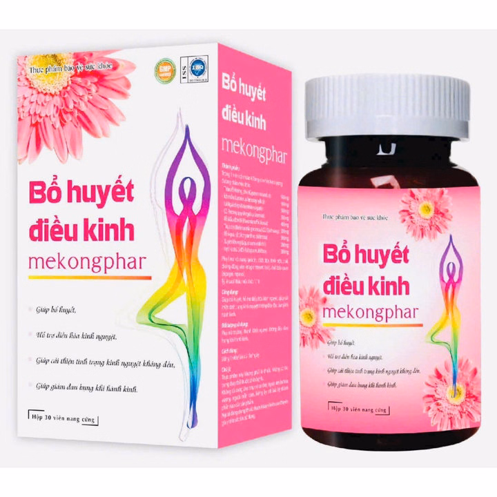 Bổ Huyết Điều Kinh Mekongphar Hộp 30 Viên - Mekong Viet Nam