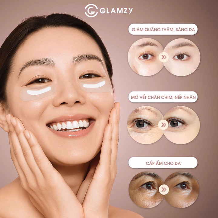 Mặt Nạ Mắt Collagen Glamzy - Săn Chắc, Trẻ Hóa, Làm Mờ Nếp Nhăn, Giảm Thâm Làm Sáng Da, Cấp Ẩm Sâu - Ảnh 8