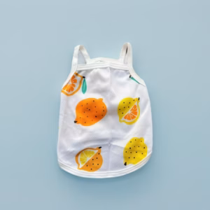 Áo Thun Hai Dây Trái Cây Thông Hơi Siêu Cute Từ 1-7.5Kg Dành Cho Thú Cưng Chó Mèo