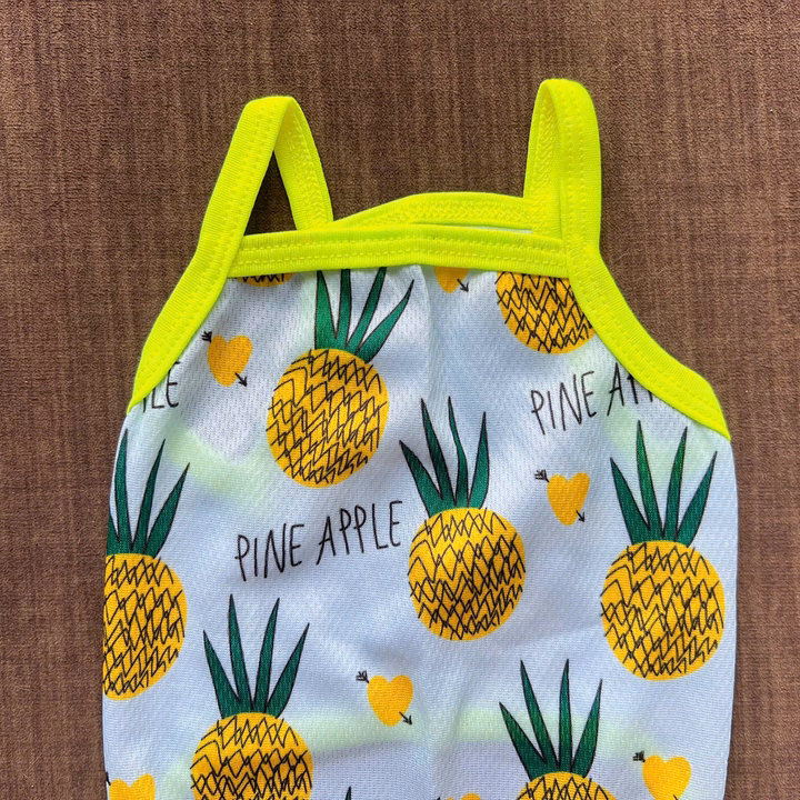 Áo Thun Hai Dây Quả Thơm Thông Hơi Siêu Cute Từ 1-7.5Kg Dành Cho Thú Cưng Chó Mèo - Ảnh 4