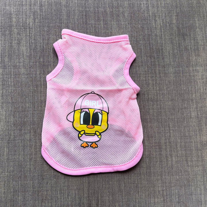 Áo Lưới Hồng Mát Mẻ Từ 1.5-10Kg Cho Chó Mèo - Ảnh 7