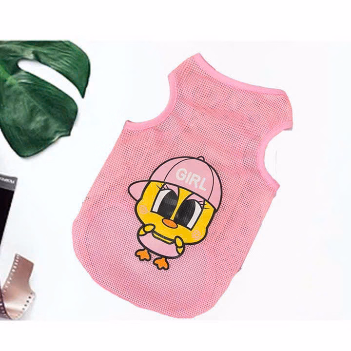 Áo Lưới Hồng Mát Mẻ Từ 1.5-10Kg Cho Chó Mèo - Ảnh 3